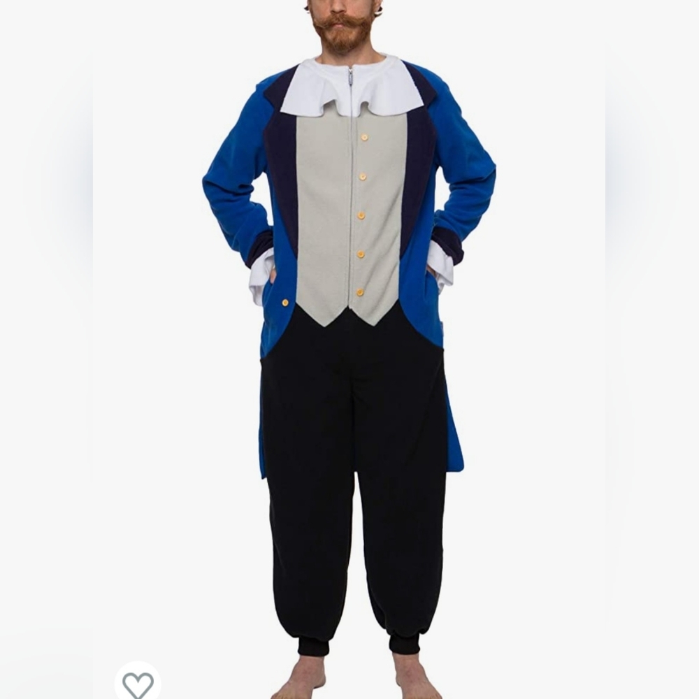 Colonial Pilgrim Adult Onesie Cosplay costume XL